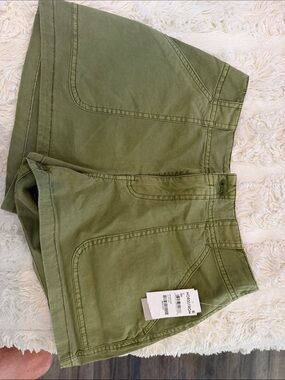 bp Olive Green Utility Cargo Shorts